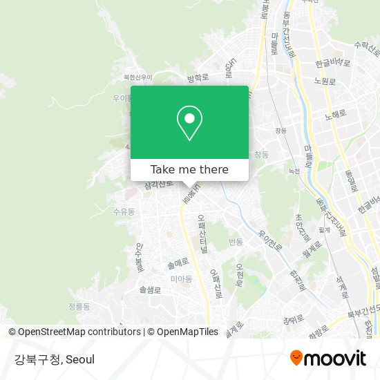 강북구청 map