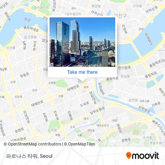 파르나스 타워 map