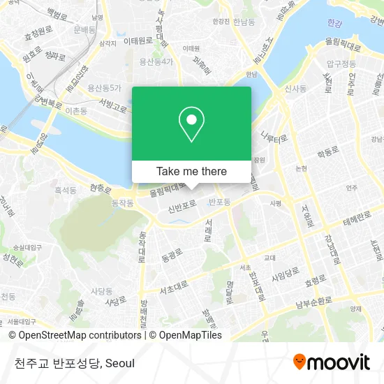 천주교 반포성당 map