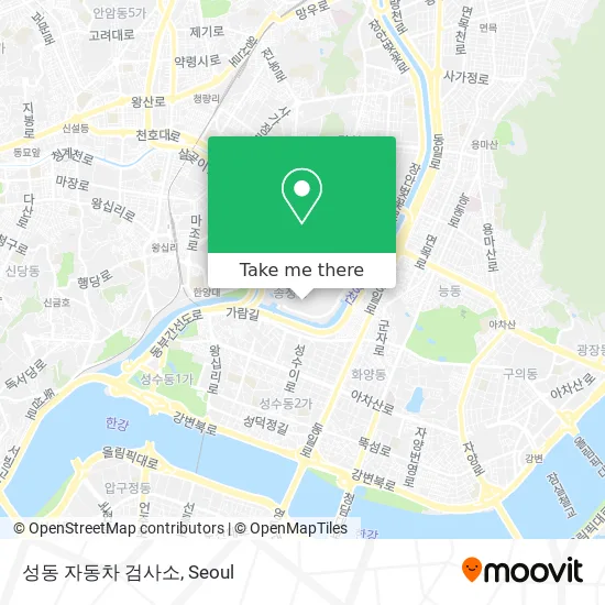 성동 자동차 검사소 map