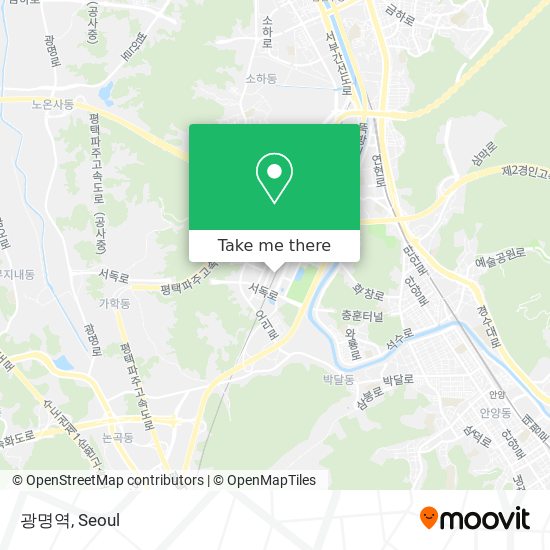 광명역 map