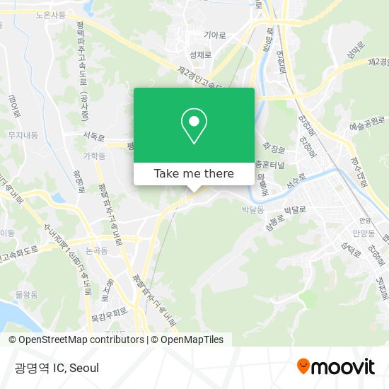 광명역 IC map