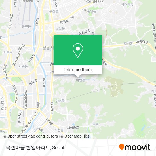 목련마을 한일아파트 map