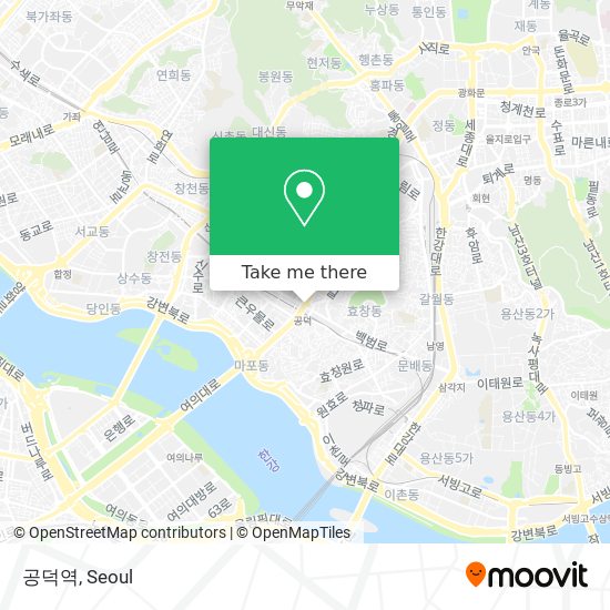 공덕역 map