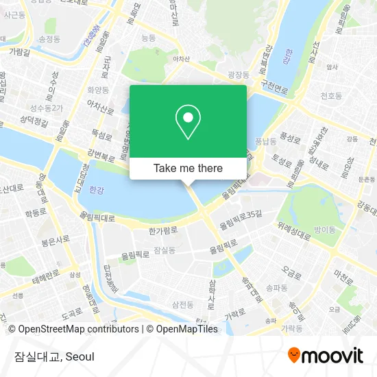 잠실대교 map