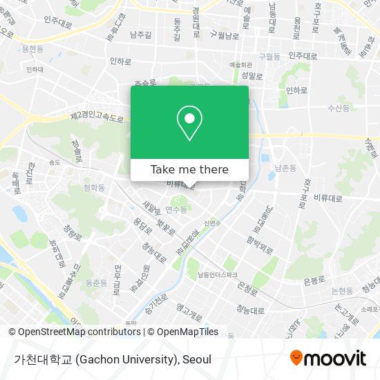 가천대학교 (Gachon University) map