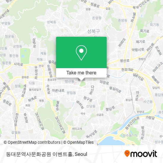 동대문역사문화공원 이벤트홀 map