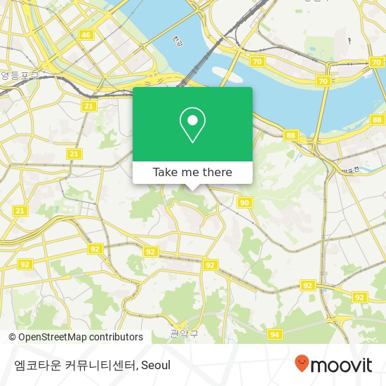 엠코타운 커뮤니티센터 map