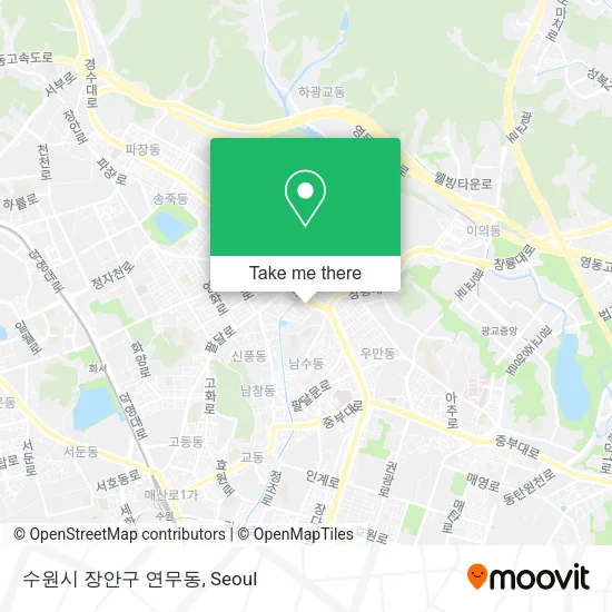 수원시 장안구 연무동 map