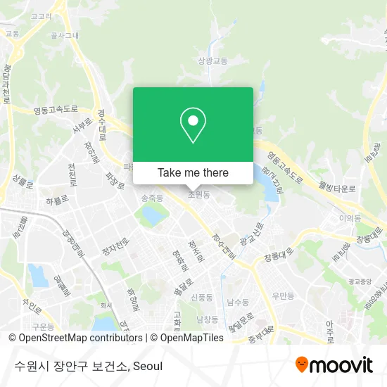 수원시 장안구 보건소 map