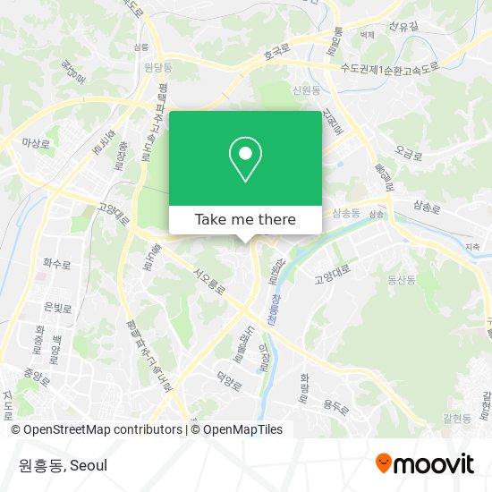 원흥동 map