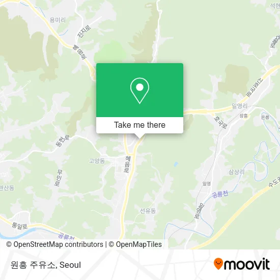 원흥 주유소 map