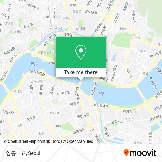 영동대교 map