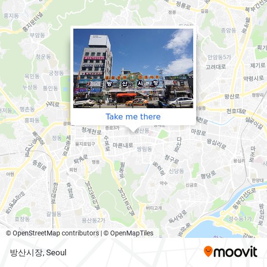 방산시장 map