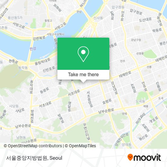 서울중앙지방법원 map