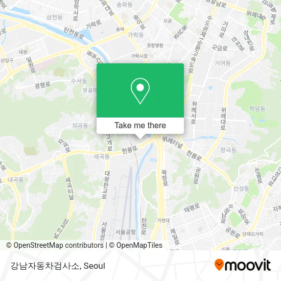 강남자동차검사소 map