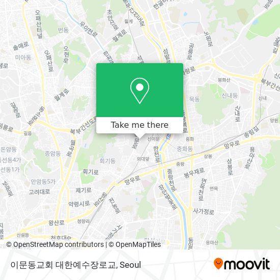 이문동교회 대한예수장로교 map