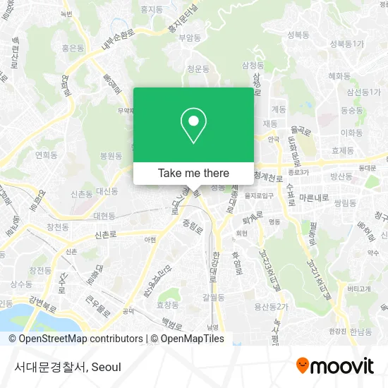 서대문경찰서 map