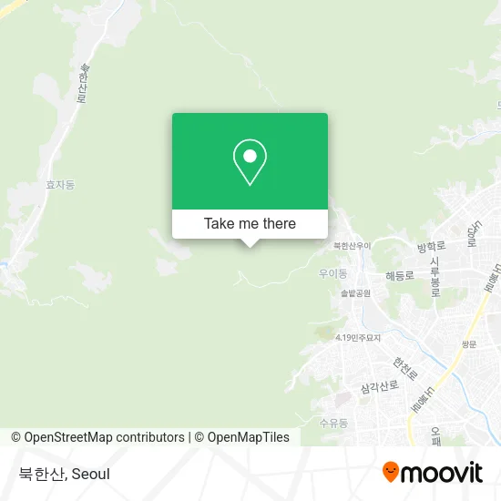 북한산 map