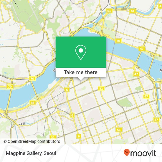 Magpine Gallery map