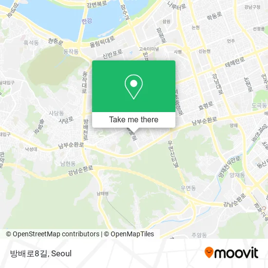 방배로8길 map