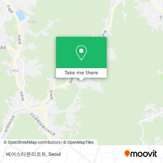 베어스타운리조트 map