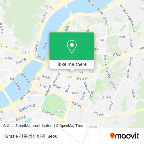 Grazie 강동성심병원 map