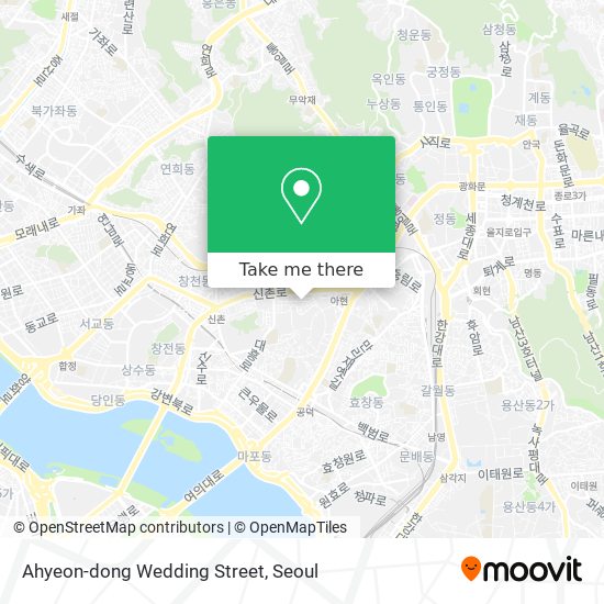 Ahyeon-dong Wedding Street map