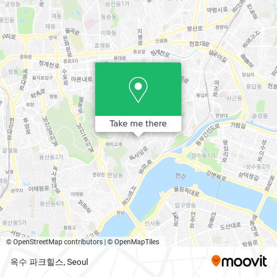 옥수 파크힐스 map