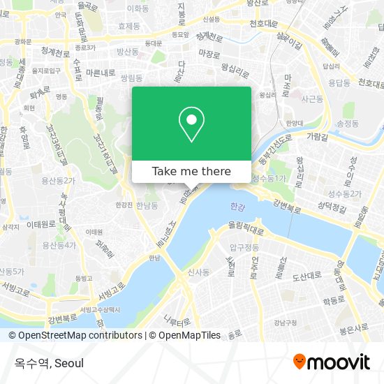 옥수역 map