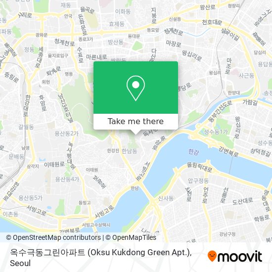 옥수극동그린아파트 (Oksu Kukdong Green Apt.) map