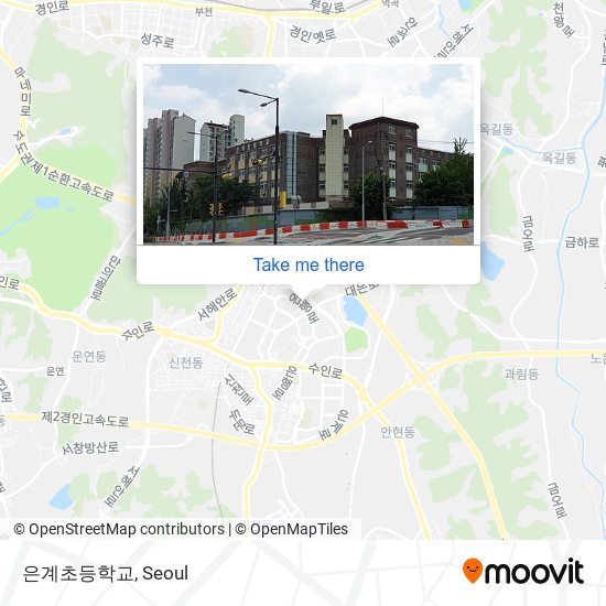 은계초등학교 map