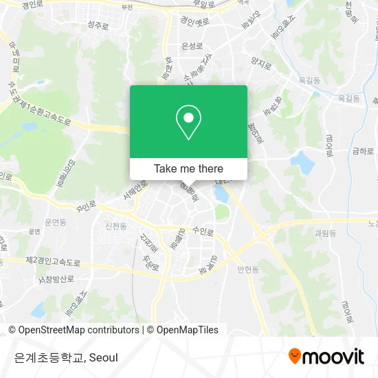 은계초등학교 map