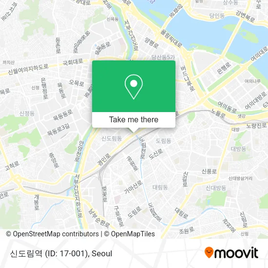 신도림역 (ID: 17-001) map