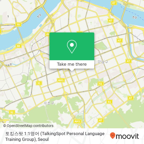 토킹스팟 1:1영어 (TalkingSpot Personal Language Training Group) map
