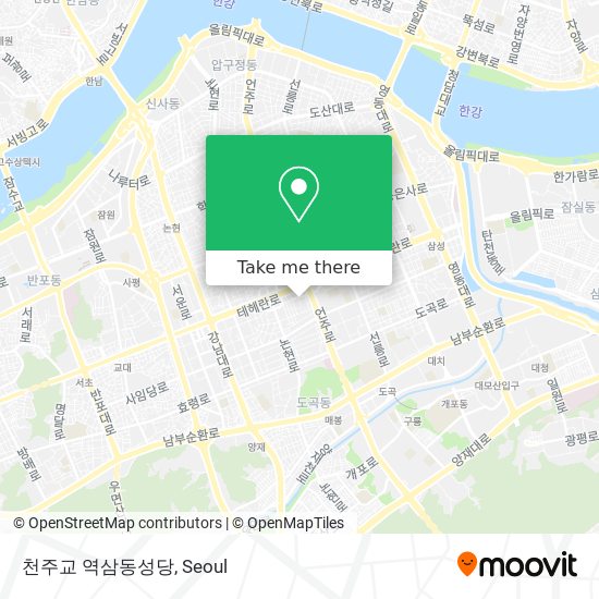 천주교 역삼동성당 map