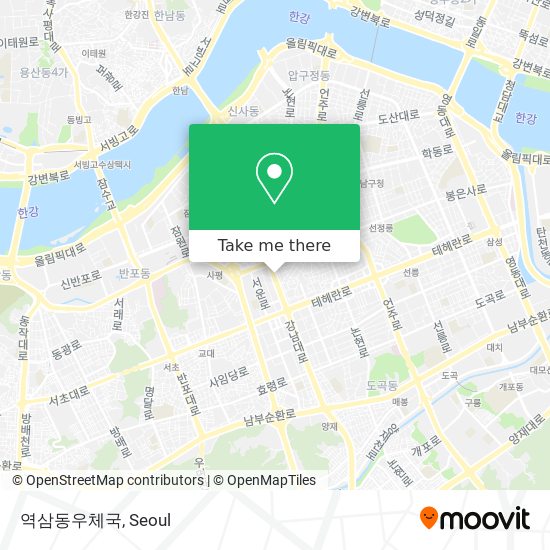 역삼동우체국 map