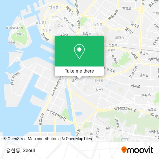 용현동 map