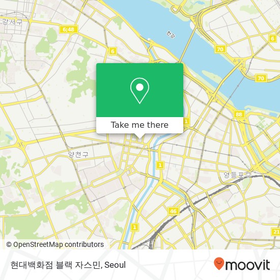 현대백화점 블랙 자스민 map