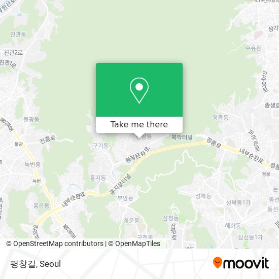 평창길 map