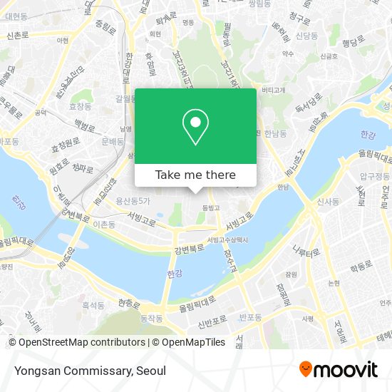 Yongsan Commissary map
