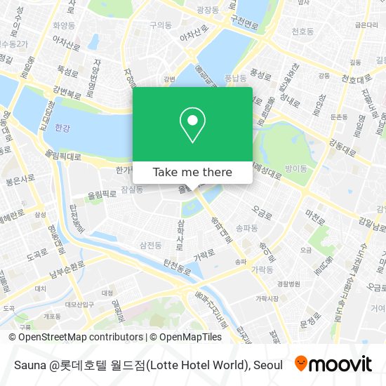 Sauna @롯데호텔 월드점(Lotte Hotel World) map