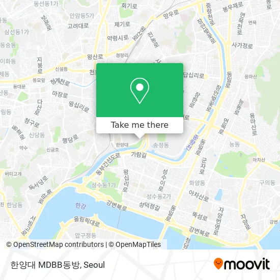 한양대 MDBB동방 map