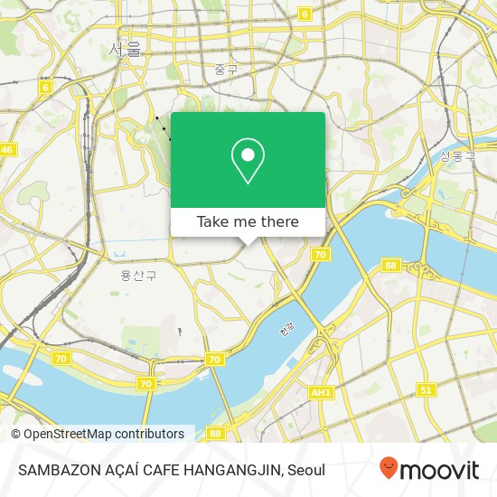 SAMBAZON AÇAÍ CAFE HANGANGJIN map