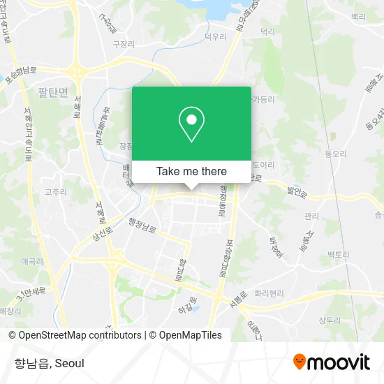 향남읍 map
