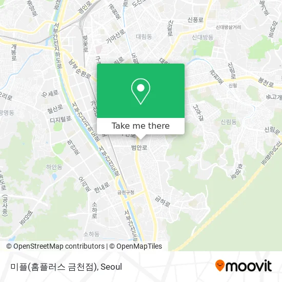 미플(홈플러스 금천점) map