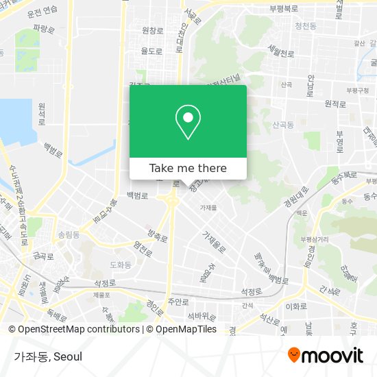 가좌동 map