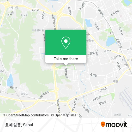 호매실동 map