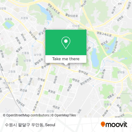 수원시 팔달구 우만동 map