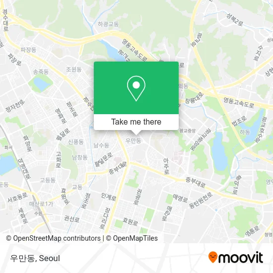 우만동 map